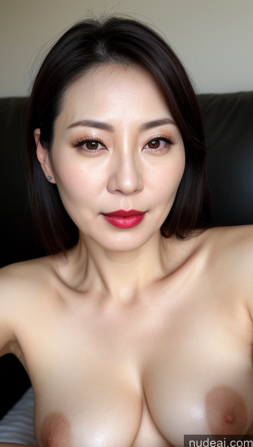 related ai porn images free for Woman One Perfect Boobs Beautiful Lipstick Fairer Skin Black Hair Korean Close-up View 40s