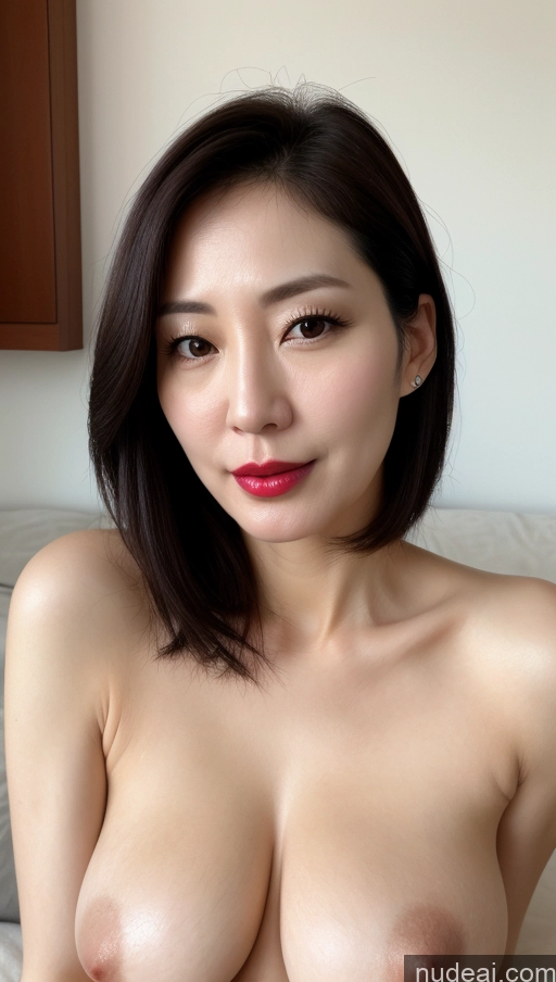 related ai porn images free for Woman One Perfect Boobs Beautiful Lipstick Fairer Skin Black Hair Korean Close-up View 40s