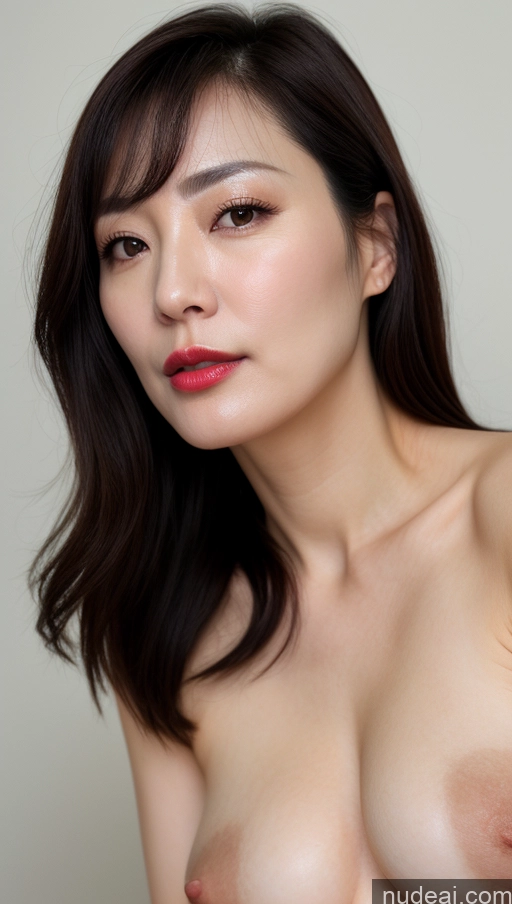 related ai porn images free for Woman One Perfect Boobs Beautiful Lipstick Fairer Skin Black Hair Korean Close-up View 40s
