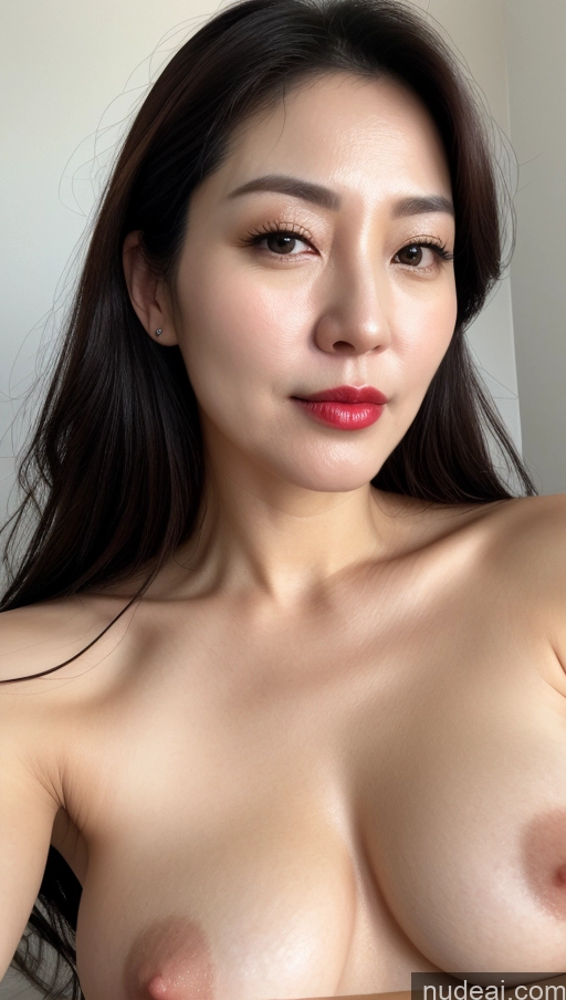 related ai porn images free for Woman One Perfect Boobs Beautiful Lipstick Fairer Skin 40s Black Hair Korean Close-up View