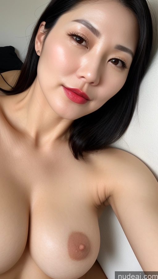 related ai porn images free for Woman One Perfect Boobs Beautiful Lipstick Fairer Skin 40s Black Hair Korean Close-up View