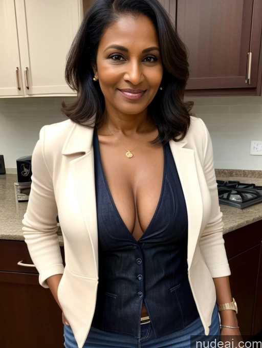 related ai porn images free for Milf Two Perfect Boobs Perfect Body Dark Skin Indian Kitchen Bra Jacket Jeans Professor Secretary Cleavage Partially Nude Detailed 60s Beautiful Stylish Suit