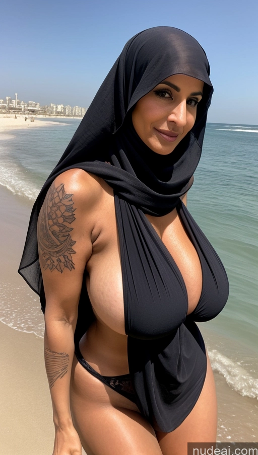 related ai porn images free for Milf Busty Huge Boobs Beautiful Tattoos Muscular Big Ass Thick Big Hips Tall Long Hair Dark Skin 60s Ginger Front View Niqab Sari Cleavage Detailed Sexy Face Jumping Seductive Arabic Beach