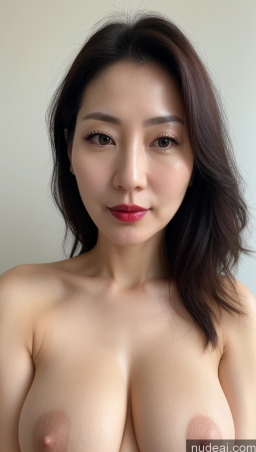 related ai porn images free for Woman One Perfect Boobs Beautiful Lipstick Fairer Skin Black Hair Korean Close-up View 40s