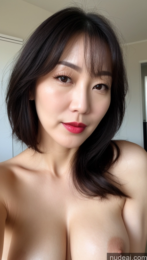 related ai porn images free for Woman One Perfect Boobs Beautiful Lipstick Fairer Skin Black Hair Korean Close-up View 40s