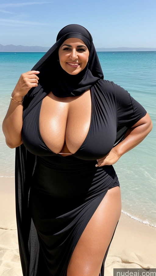 related ai porn images free for Milf Busty Huge Boobs Beautiful Tattoos Muscular Big Ass Thick Big Hips Tall Long Hair Dark Skin 60s Happy Arabic Beach Front View Eating Long Skirt Niqab Cleavage Detailed Sexy Face Black Hair