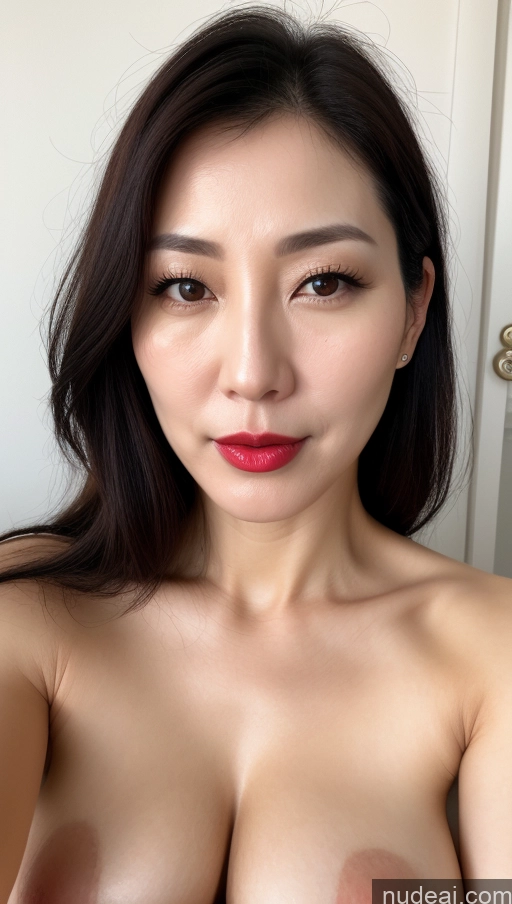 related ai porn images free for Woman One Perfect Boobs Beautiful Lipstick Fairer Skin Black Hair Korean Close-up View 40s