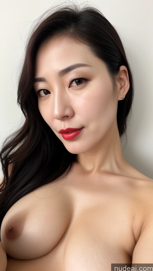 related ai porn images free for Woman One Perfect Boobs Beautiful Lipstick Fairer Skin Black Hair Korean Close-up View 40s