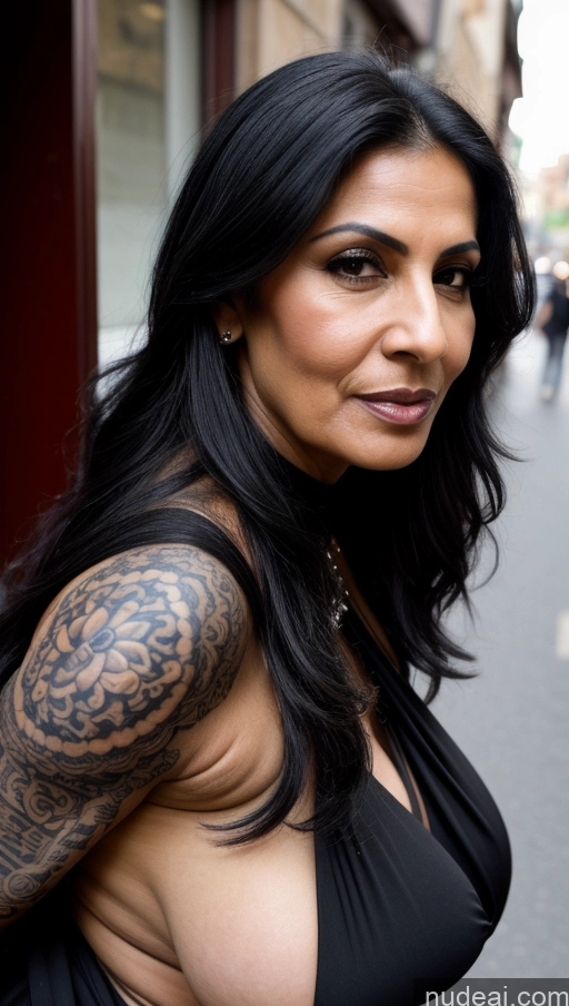related ai porn images free for Milf Huge Boobs Beautiful Tattoos Muscular Big Ass Thick Big Hips Tall Long Hair Dark Skin Seductive Street Eating Goth Sari Cleavage Detailed Sexy Face Close-up View 50s Abs Black Hair Turkish