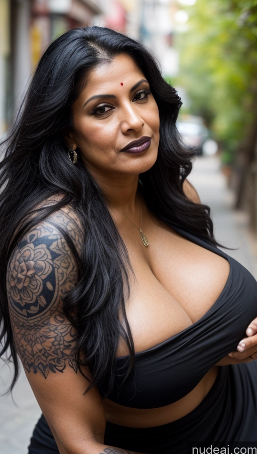 related ai porn images free for Milf Huge Boobs Beautiful Tattoos Muscular Big Ass Thick Big Hips Tall Long Hair Dark Skin Seductive Street Eating Goth Sari Cleavage Detailed Sexy Face Close-up View 50s Abs Black Hair Latina