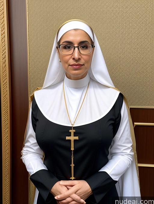 related ai porn images free for Woman Busty Small Tits Glasses Pubic Hair Fairer Skin Arabic Military Nun Gold Jewelry Cleavage 50s
