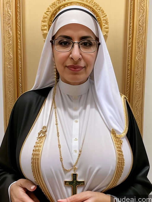related ai porn images free for Woman Busty Small Tits Glasses Pubic Hair Fairer Skin Arabic Military Nun Gold Jewelry Cleavage 50s