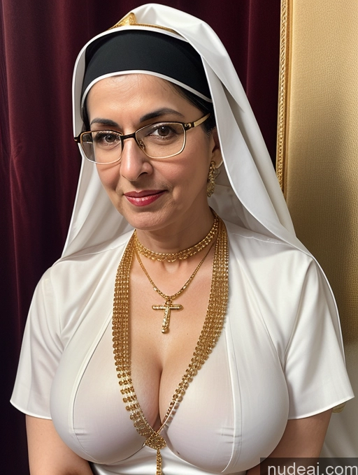 related ai porn images free for Woman Busty Small Tits Glasses Pubic Hair Fairer Skin Military Nun Gold Jewelry Cleavage Indian 60s