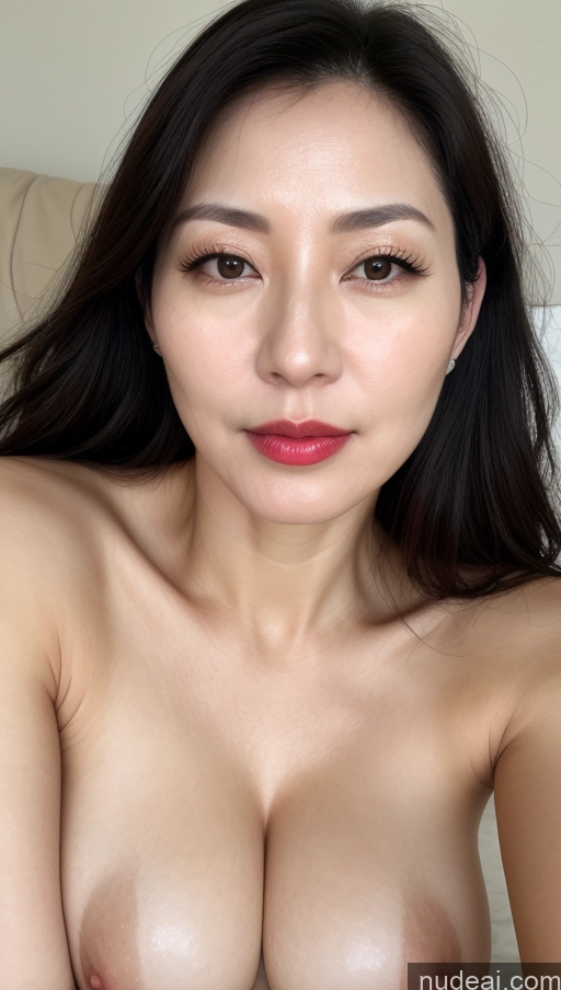 related ai porn images free for Woman One Perfect Boobs Beautiful Lipstick Fairer Skin 40s Black Hair Korean Close-up View