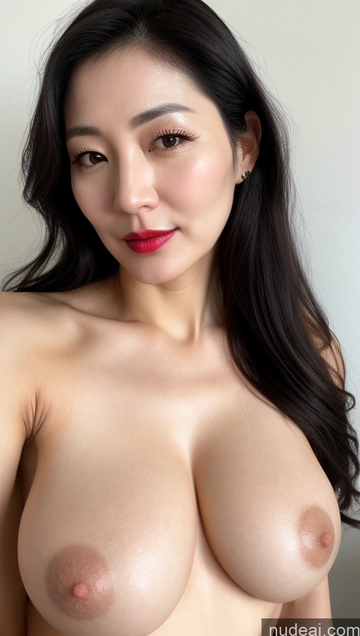 related ai porn images free for Woman One Perfect Boobs Beautiful Lipstick Fairer Skin 40s Black Hair Korean Close-up View