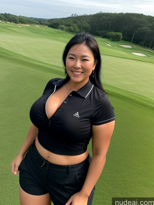 related ai porn images free for Busty Perfect Boobs Big Ass Thick Big Hips Fat 50s Orgasm Happy Black Hair Vietnamese Detailed Close-up View Golf Polo Short Athlete Meadow Cleavage