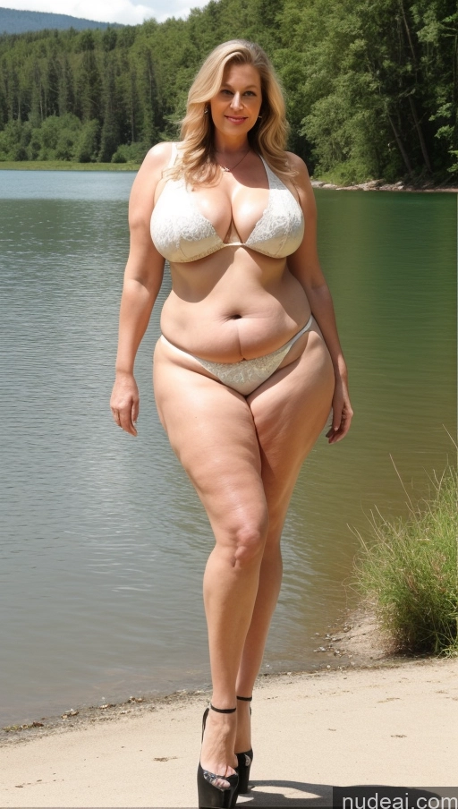 related ai porn images free for Milf Tall Long Legs Fat Chubby Big Hips Big Ass Thick Busty High Heels Detailed Lake 60s Beautiful Perfect Body