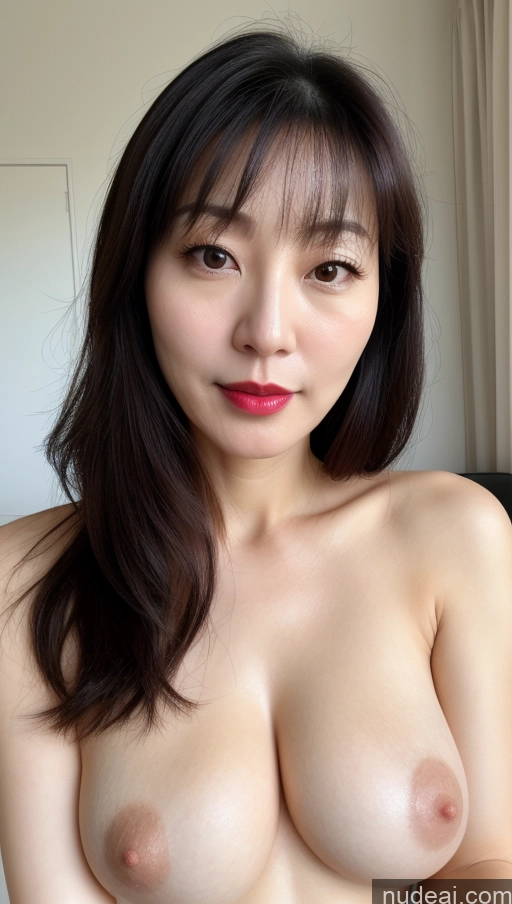 related ai porn images free for Woman One Perfect Boobs Beautiful Lipstick Fairer Skin 40s Black Hair Korean Close-up View
