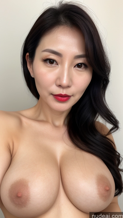 related ai porn images free for Woman One Perfect Boobs Beautiful Lipstick Fairer Skin 40s Black Hair Korean Close-up View