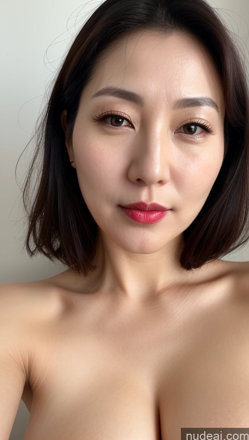 related ai porn images free for Woman One Perfect Boobs Beautiful Lipstick Fairer Skin 40s Black Hair Korean Close-up View