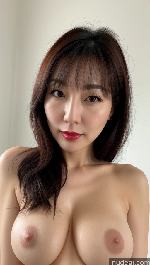 related ai porn images free for Woman One Perfect Boobs Beautiful Lipstick Fairer Skin 40s Black Hair Korean Close-up View