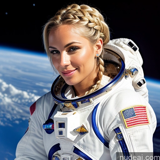 related ai porn images free for Portuguese Braided Blonde Space Suit Diamond Jewelry