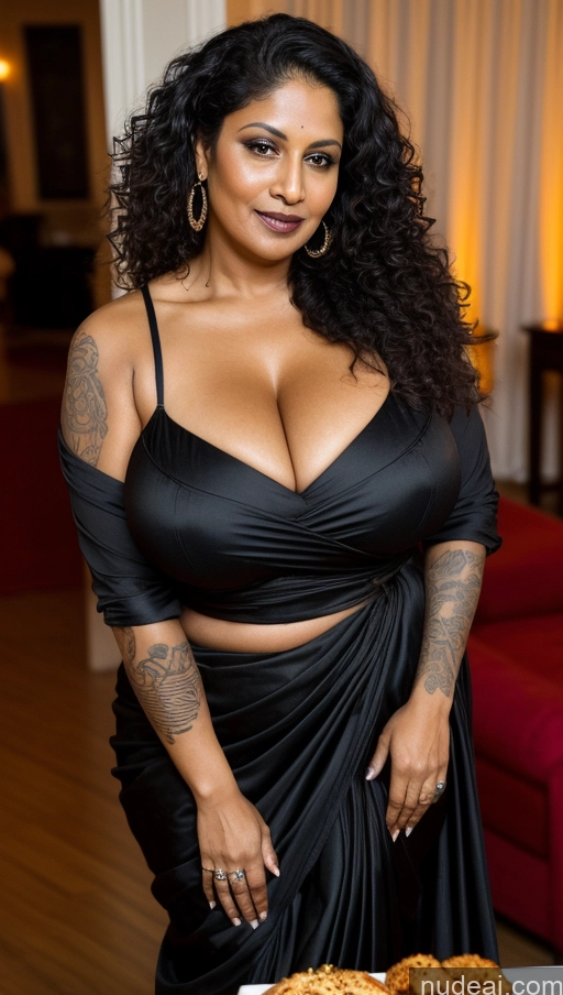 related ai porn images free for Milf Huge Boobs Beautiful Tattoos Big Ass Thick Big Hips Tall Dark Skin 50s Seductive Ginger Close-up View Goth Sari Cleavage Detailed Sexy Face Indian Muscular Curly Hair Eating Party