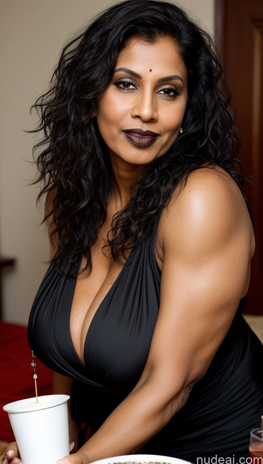 related ai porn images free for Milf Huge Boobs Beautiful Tattoos Big Ass Thick Big Hips Tall Dark Skin 50s Seductive Ginger Close-up View Goth Sari Cleavage Detailed Sexy Face Indian Muscular Eating Party Messy