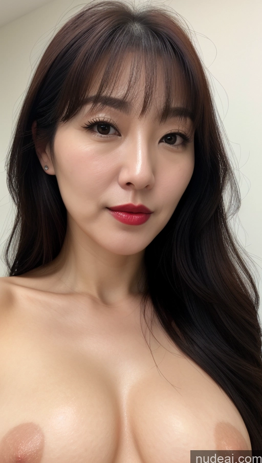 related ai porn images free for Woman One Perfect Boobs Beautiful Lipstick Fairer Skin 40s Black Hair Korean Close-up View
