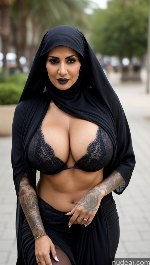 related ai porn images free for Milf Huge Boobs Beautiful Tattoos Muscular Big Ass Thick Big Hips Tall Dark Skin 50s Seductive Messy Street Close-up View Eating Goth Niqab Sari Cleavage Detailed Sexy Face Brunette Arabic