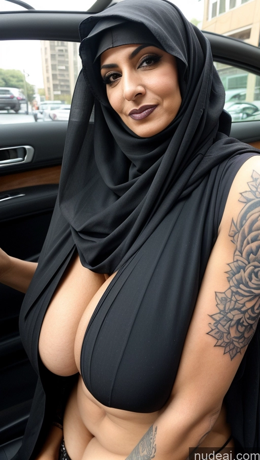related ai porn images free for Milf Huge Boobs Beautiful Tattoos Muscular Big Ass Thick Big Hips Tall Dark Skin 50s Seductive Messy Arabic Street Close-up View Goth Niqab Sari Cleavage Detailed Sexy Face Jumping Pink Hair