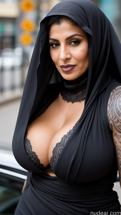 related ai porn images free for Milf Huge Boobs Beautiful Tattoos Muscular Big Ass Thick Big Hips Tall Dark Skin 50s Seductive Messy Arabic Street Close-up View Goth Niqab Sari Cleavage Detailed Sexy Face Jumping Ginger