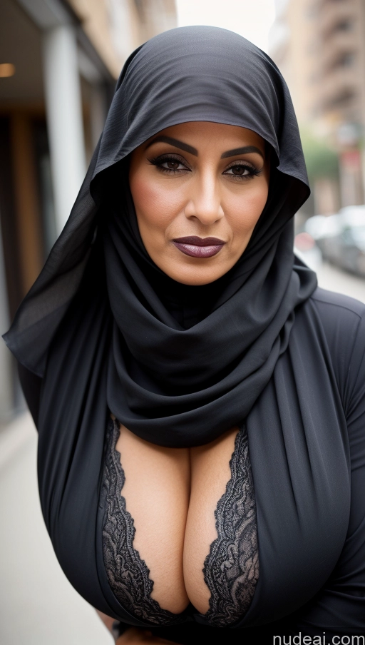 related ai porn images free for Milf Huge Boobs Beautiful Tattoos Muscular Big Ass Thick Big Hips Tall Dark Skin 50s Seductive Messy Arabic Street Close-up View Goth Niqab Sari Cleavage Detailed Sexy Face Jumping Ginger