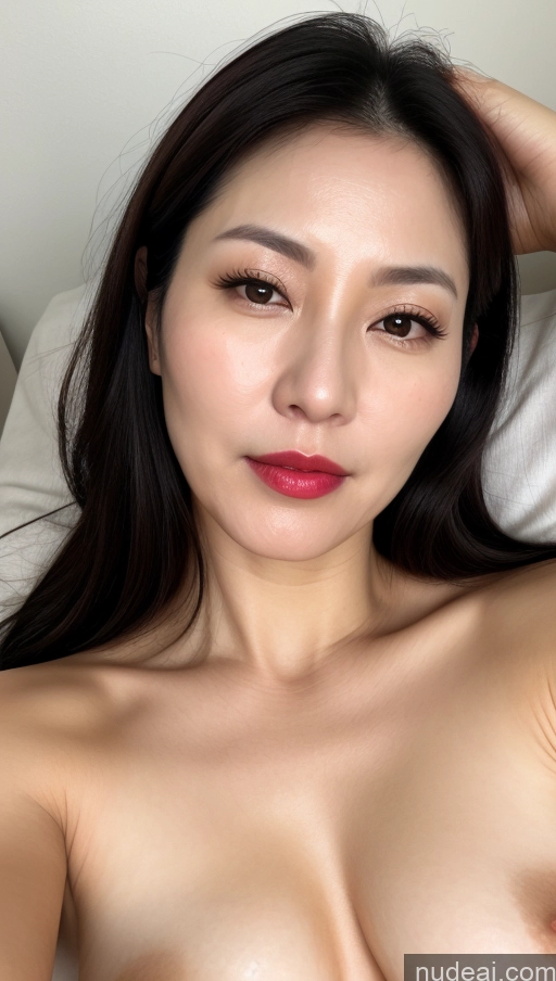 related ai porn images free for Woman One Perfect Boobs Beautiful Lipstick Fairer Skin 40s Black Hair Korean Close-up View