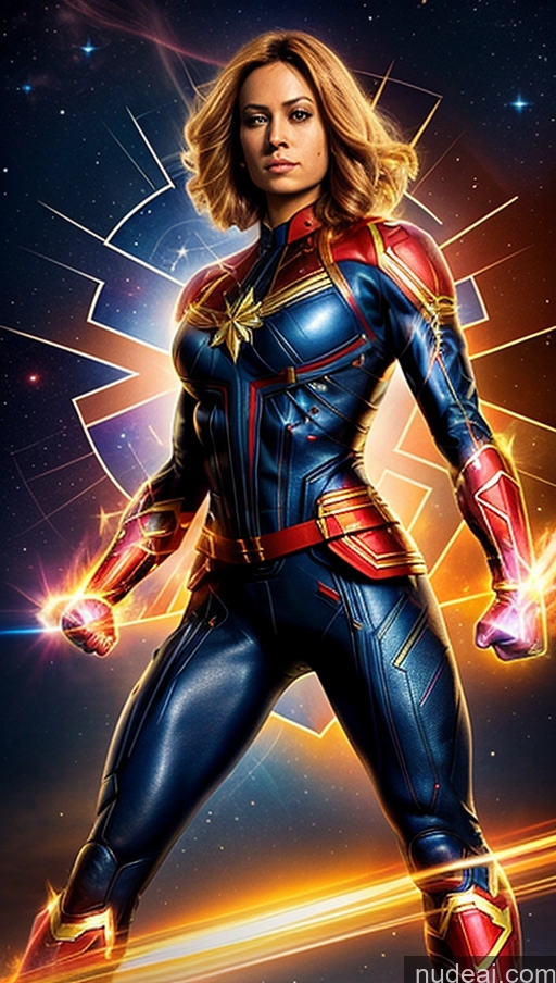 related ai porn images free for Leather Captain Marvel Bodybuilder Muscular Abs Busty Several Powering Up