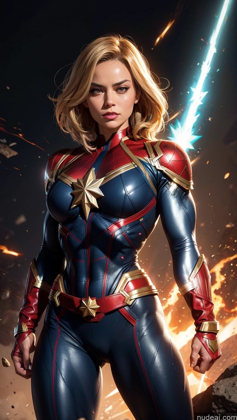 related ai porn images free for Leather Captain Marvel Bodybuilder Muscular Abs Busty Several Powering Up