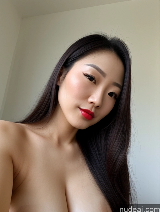 related ai porn images free for One Beautiful Nude Detailed Close-up View Lipstick Long Hair Woman 30s Chinese