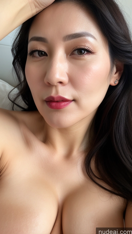 related ai porn images free for One Woman Perfect Boobs Beautiful Lipstick Fairer Skin 40s Black Hair Korean Close-up View