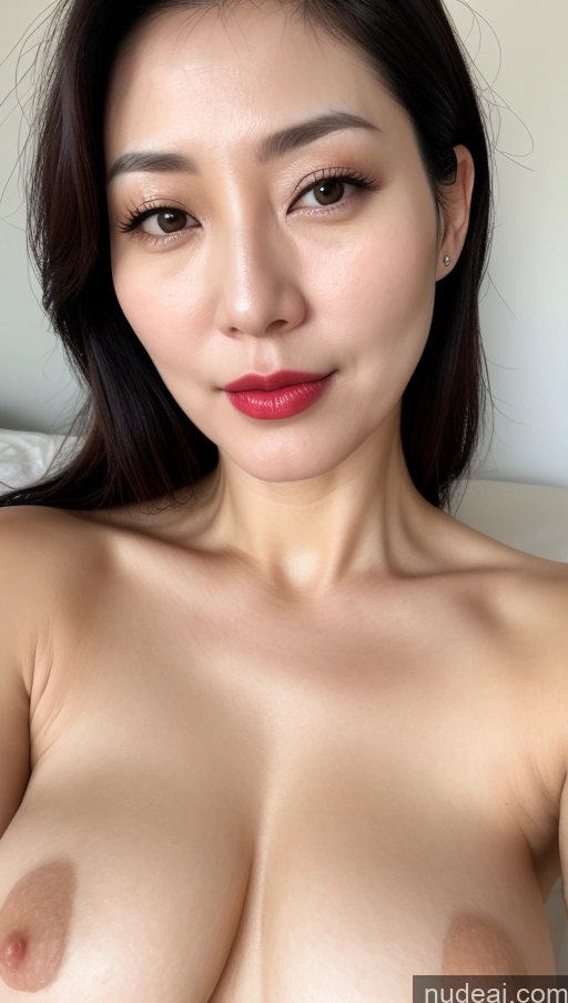 related ai porn images free for One Woman Perfect Boobs Beautiful Lipstick Fairer Skin 40s Black Hair Korean Close-up View