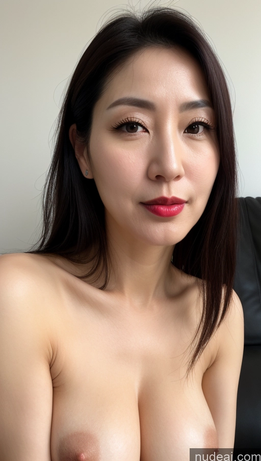 related ai porn images free for One Perfect Boobs Beautiful Lipstick Fairer Skin Korean Close-up View Black Hair 40s Woman
