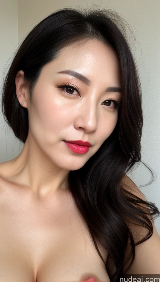 related ai porn images free for One Perfect Boobs Beautiful Lipstick Fairer Skin Korean Close-up View Black Hair 40s Woman