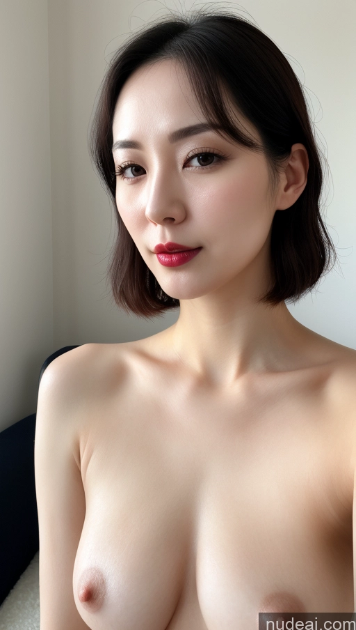 related ai porn images free for One Lipstick Close-up View Black Hair Woman 30s Detailed Small Tits Beautiful Fairer Skin Korean Slicked