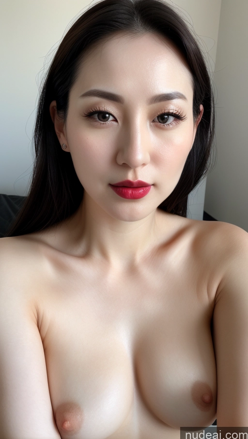 related ai porn images free for One Lipstick Close-up View Black Hair Woman 30s Detailed Small Tits Beautiful Fairer Skin Korean Slicked