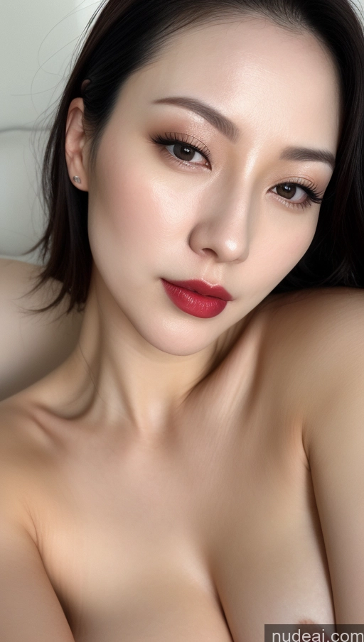 related ai porn images free for One Lipstick Close-up View Black Hair Woman 30s Detailed Beautiful Fairer Skin Korean Slicked Perfect Boobs