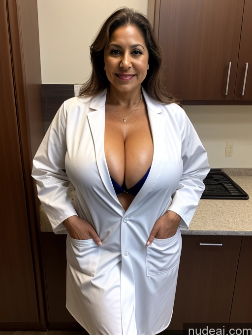 related ai porn images free for Milf One Busty Huge Boobs Thick Tanned Skin Front View Microkini Thong 70s Latina Doctor Lab Coat Vampire