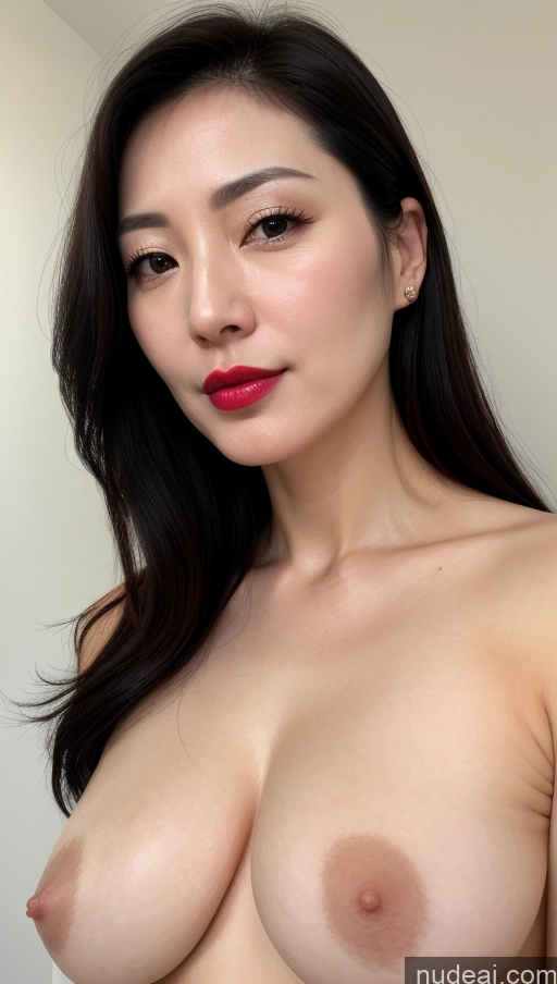 related ai porn images free for One Lipstick Close-up View Black Hair Woman Detailed Beautiful Fairer Skin Korean Perfect Boobs 40s