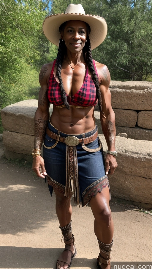 related ai porn images free for Milf Muscular Abs Dark Skin Ethiopian Western Roman Lumberjack Braided 60s Pubic Hair Jeans Hat Tattoos