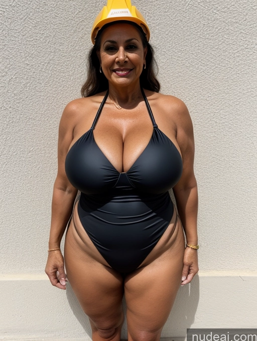 related ai porn images free for Milf One Busty Huge Boobs Thick Tanned Skin Front View Microkini Thong Latina 70s Witch Construction Worker