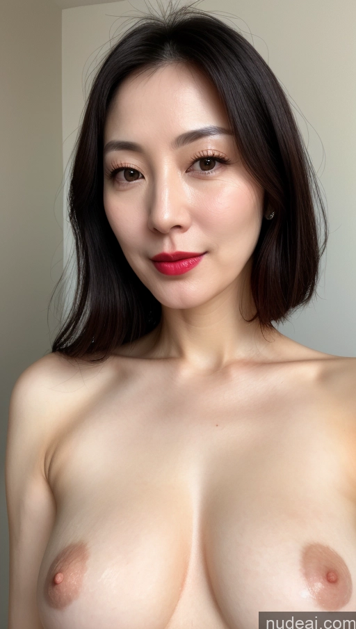 related ai porn images free for One Lipstick Close-up View Black Hair Woman Detailed Beautiful Fairer Skin Korean Perfect Boobs 40s