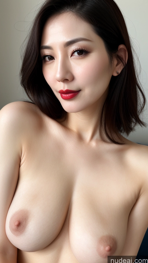 related ai porn images free for One Lipstick Close-up View Black Hair Woman Detailed Beautiful Fairer Skin Korean Perfect Boobs 40s